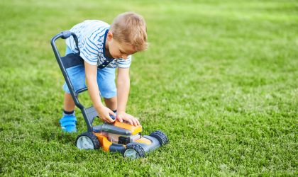 June is not the time to scalp the lawn. Cutting grass too short can weaken the plant, expose the soil, and make it easier for weeds to compete.