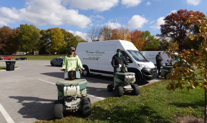 Perma-Green applies treatments to the Valpo Parks Department